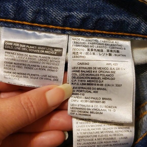 Levi's 505 custom painted size 32×30 - Picture 12 of 14